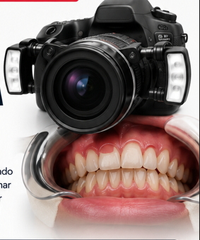 Cámara de fotografía dental